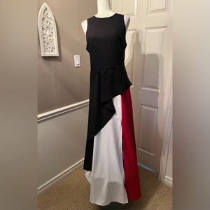 Full Length Colour Block Dress